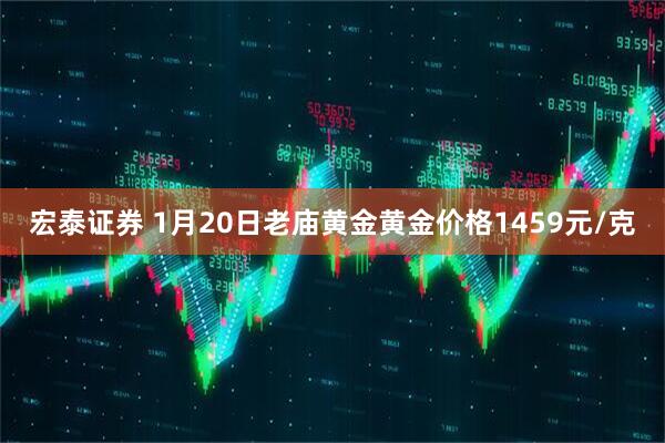 宏泰证券 1月20日老庙黄金黄金价格1459元/克